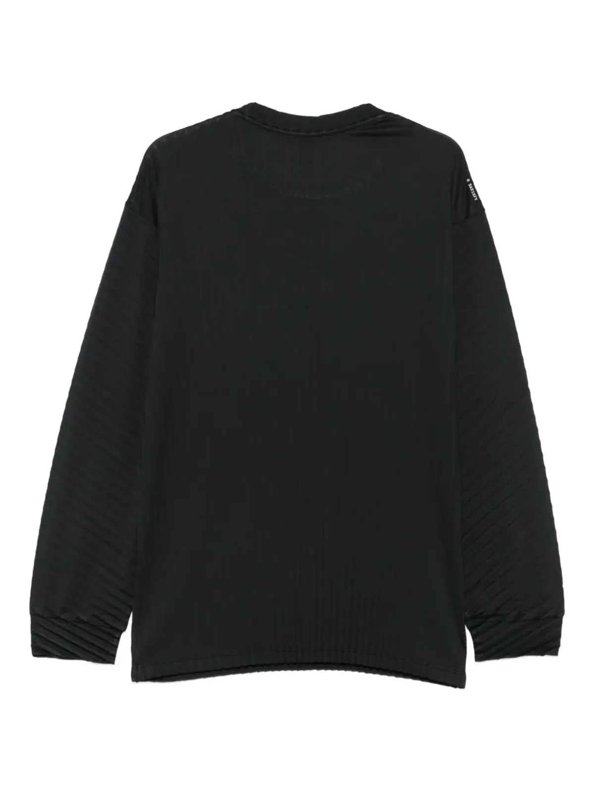 Satisfy AuraLite™ リブ編み 長袖Tシャツ - ブラック - 画像2