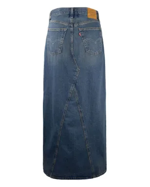 Levi's アイコン デニムスカート ブルー - サムネイル2