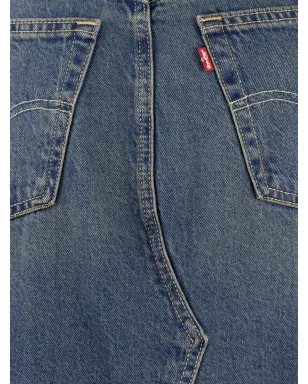 Levi's アイコン デニムスカート ブルー - サムネイル3