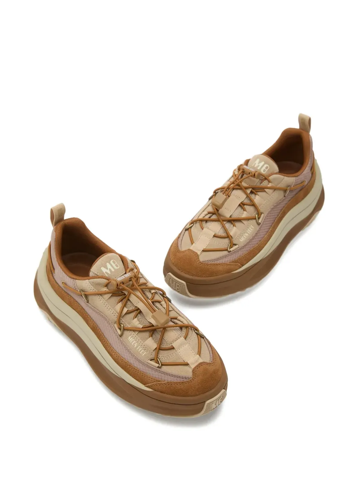 Moon Boot Kids Moon247 Xlaceパネルドスニーカー - 画像2