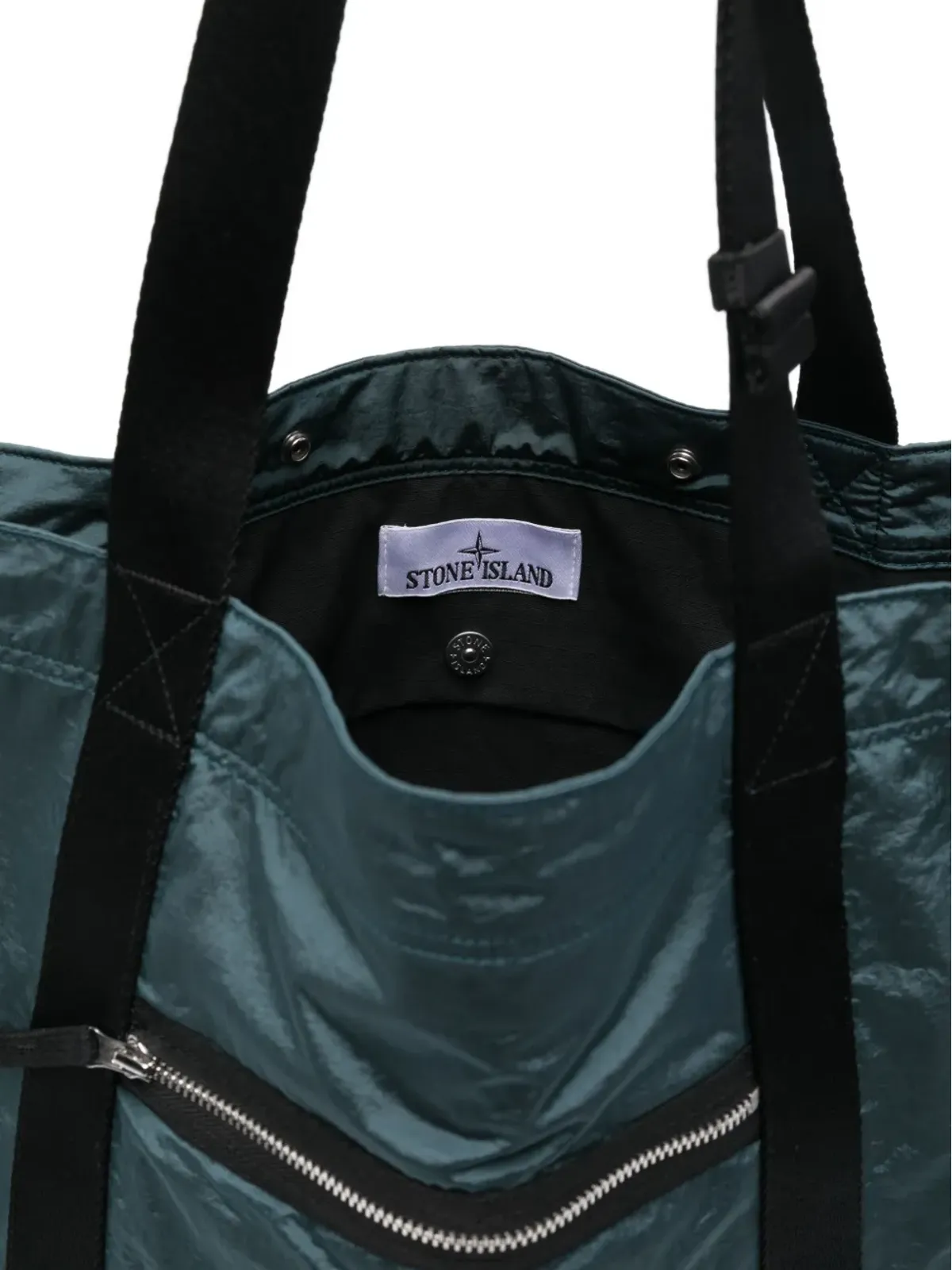 Stone Island ジップポケット付き トートバッグ - 画像5