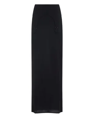 Jean Paul Gaultier サスペンダー付きマキシスカート - サムネイル1