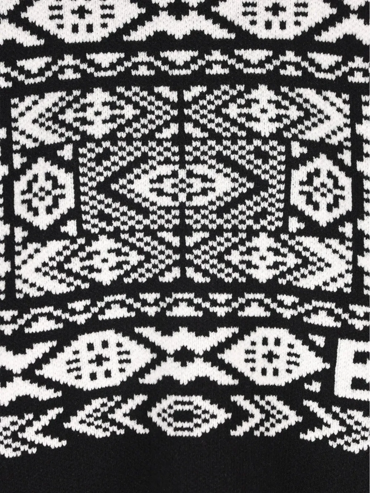 BOGNER Nadin ロールネック柄セーター（ブラック） - 画像4
