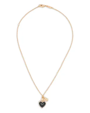 Dolce & Gabbana クリスタルハートチャームネックレス - サムネイル1