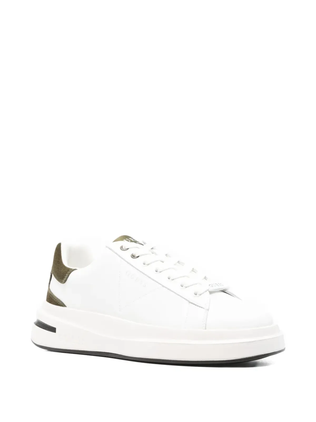 GUESS USA レザー パネルド スニーカー - 画像2
