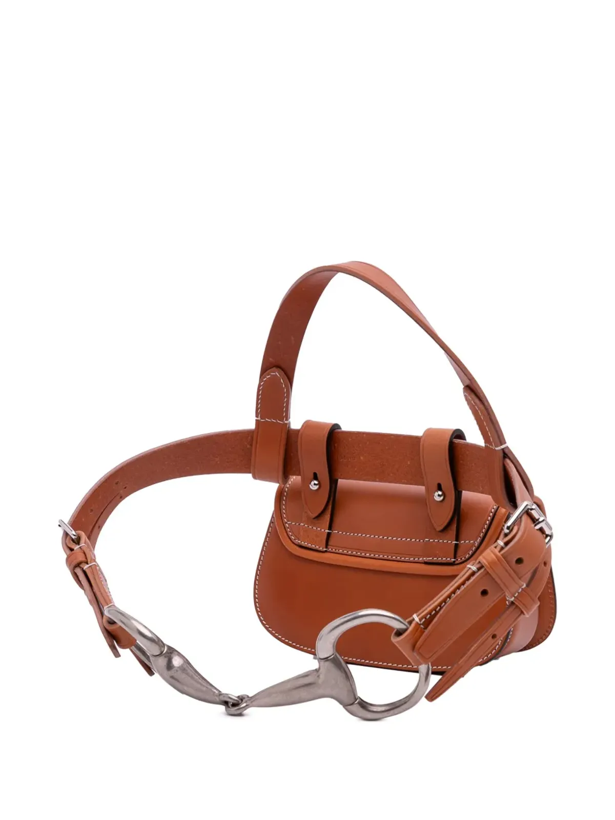 Gucci Pre-Owned ミニ レザー バンブー 1947 ベルトバッグ - 画像3