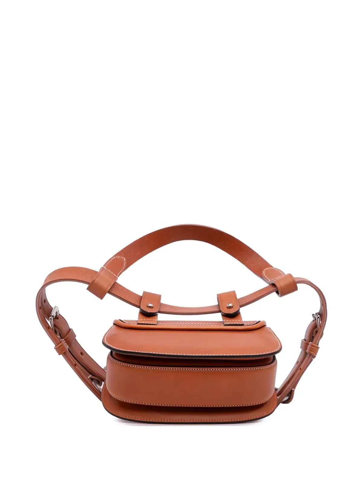 Gucci Pre-Owned ミニ レザー バンブー 1947 ベルトバッグ - 画像4