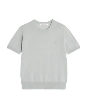 Maison Kitsuné キツネ刺繍入り半袖Tシャツ - サムネイル1