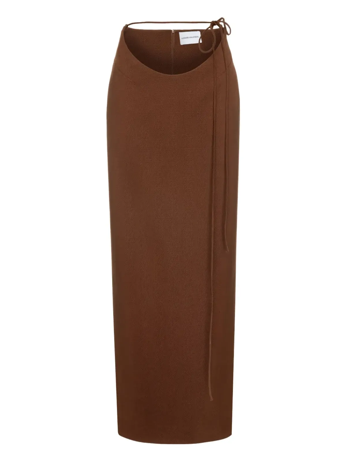 Aleksandre Akhalkatsishvili カットアウトマキシスカート - ブラウン - 画像1