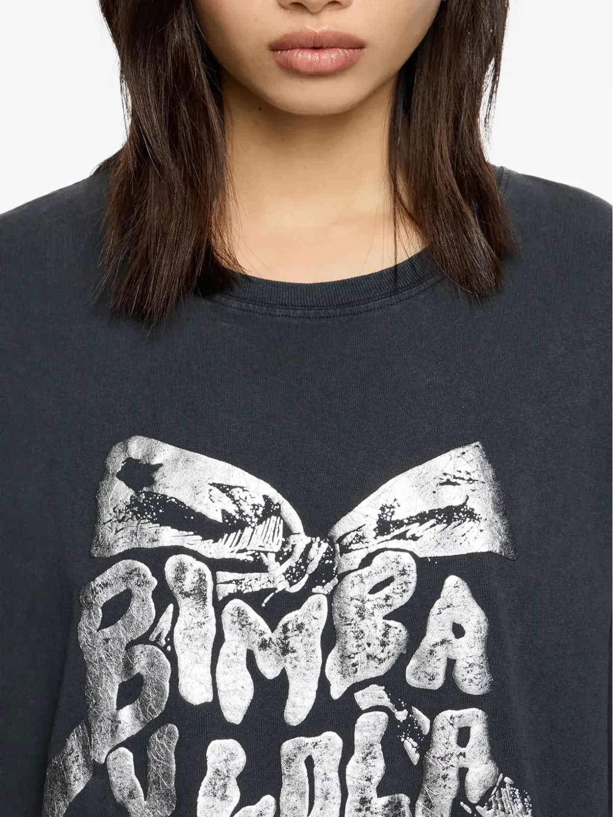 Bimba y Lola ロゴタイTシャツ - 画像5