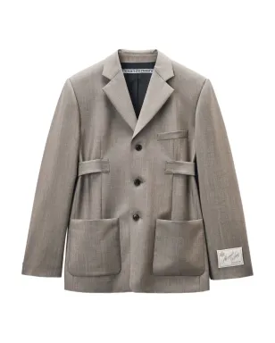 Alexander Wang タブディテール ブレザー（グレー） - サムネイル1