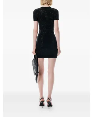 Alexander Wang クルーネック ミニドレス - ブラック - サムネイル3