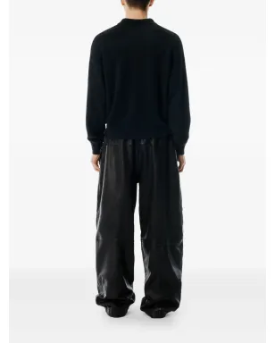 Alexander Wang ロゴパッチ長袖ポロシャツ - サムネイル3