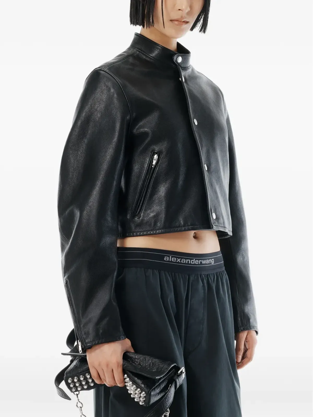 Alexander Wang ロゴウェストバンド トラウザーズ - 画像4