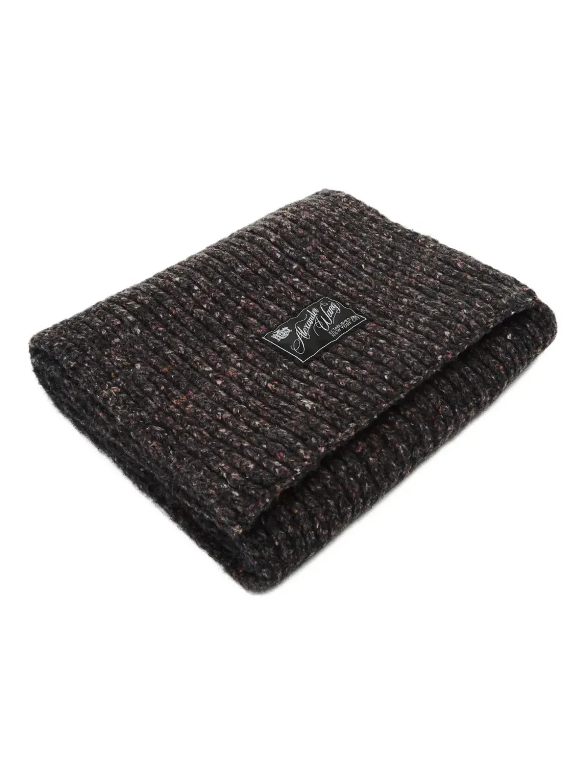 Alexander Wang ロゴラベル付きリブニットスカーフ - 画像2