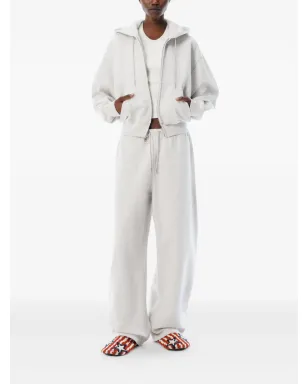 Alexander Wang ラインストーン付きドローコード トラックパンツ - グレー - サムネイル2