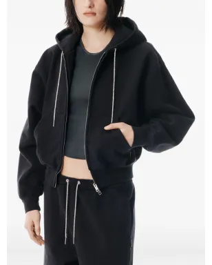 Alexander Wang ラインストーン付きドロコード コットン トラックパンツ - サムネイル4