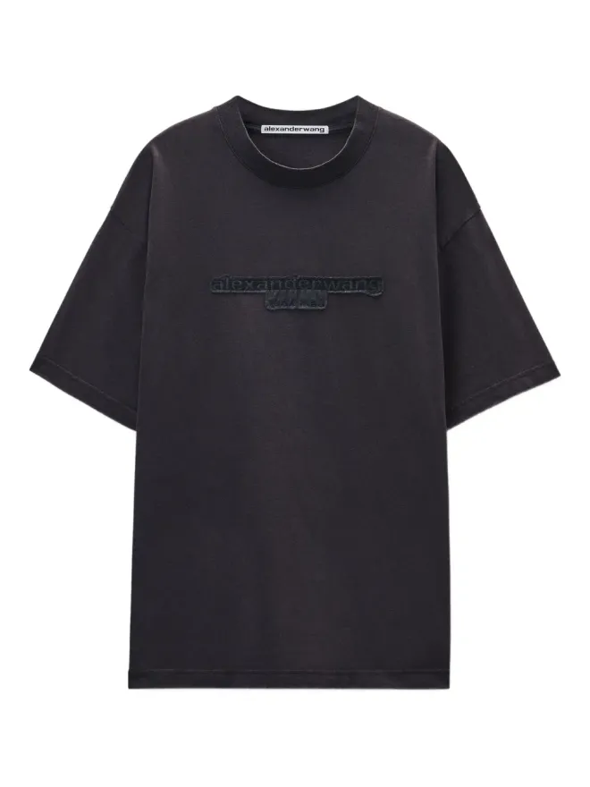 Alexander Wang Alexander Wang ロゴパッチ半袖Tシャツの商品画像