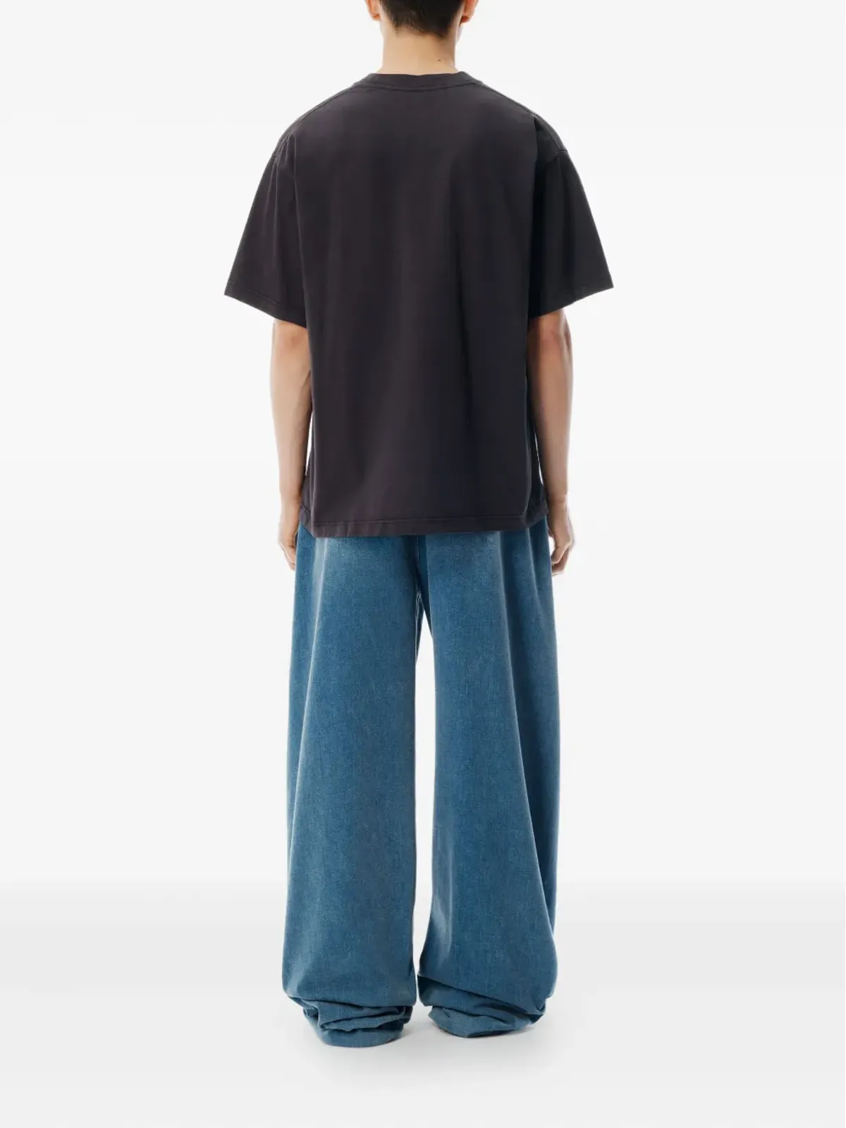 Alexander Wang ロゴパッチ半袖Tシャツ - 画像3