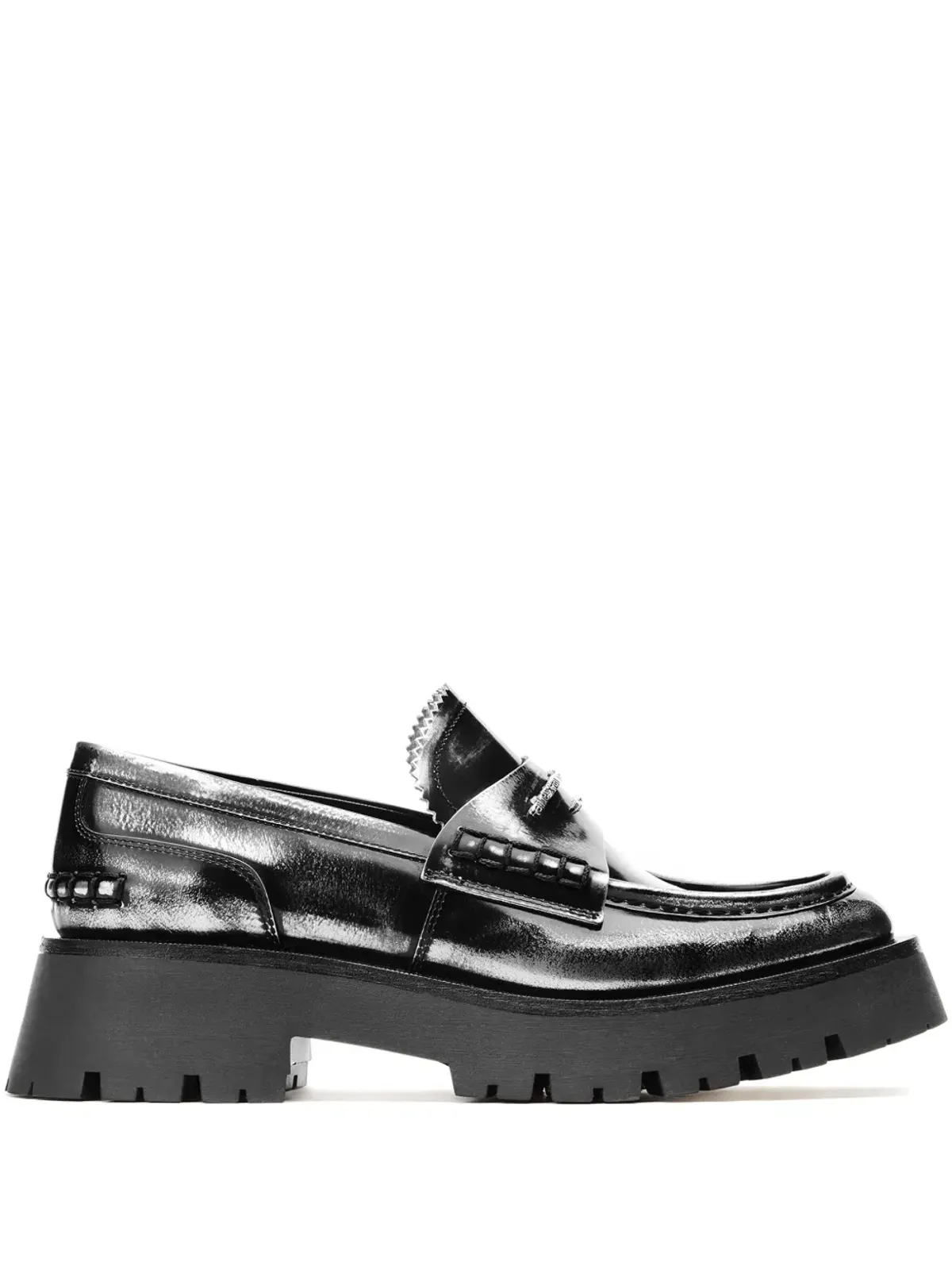 Alexander Wang ラグソール ロゴプレート ローファー - 画像1