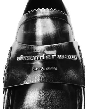 Alexander Wang ラグソール ロゴプレート ローファー - サムネイル5