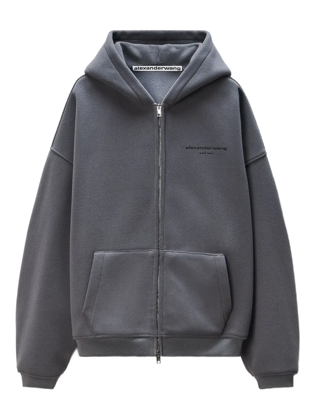 Alexander Wang ロゴディテール ジップアップフーディ - 画像1