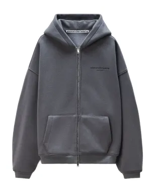 Alexander Wang ロゴディテール ジップアップフーディ - サムネイル1