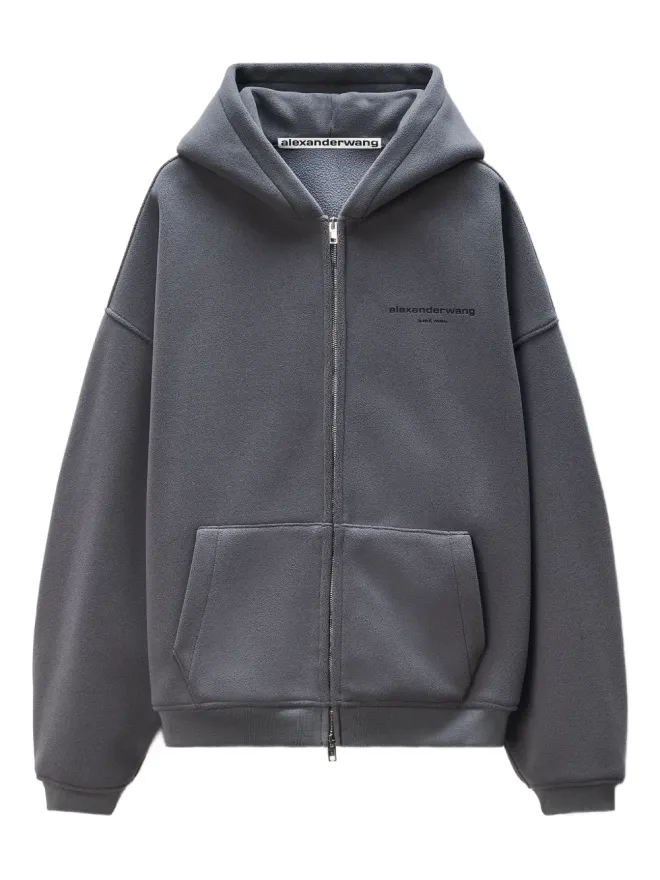 Alexander Wang Alexander Wang ロゴディテール ジップアップフーディの商品画像