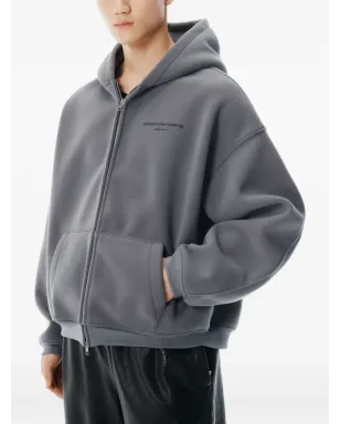 Alexander Wang ロゴディテール ジップアップフーディ - サムネイル5
