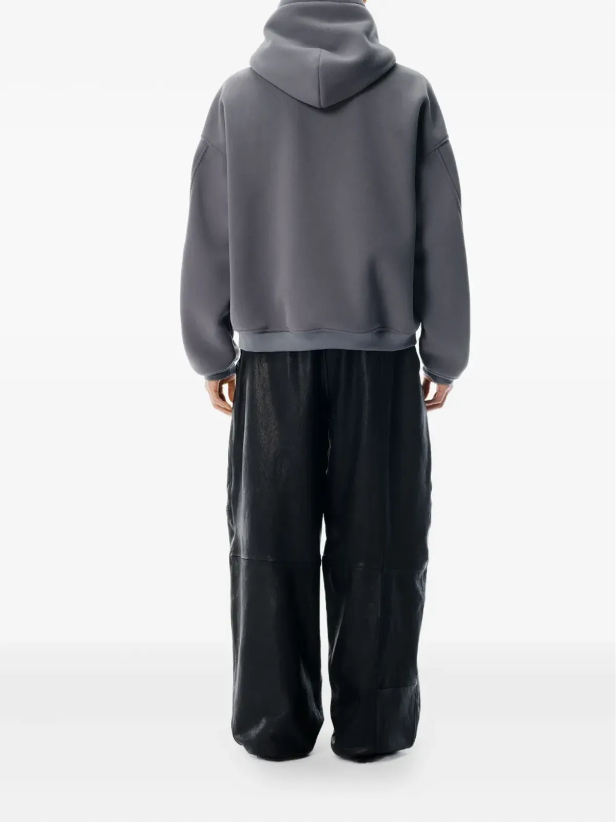Alexander Wang ロゴディテール ジップアップフーディ - 画像3