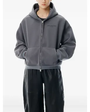 Alexander Wang ロゴディテール ジップアップフーディ - サムネイル4