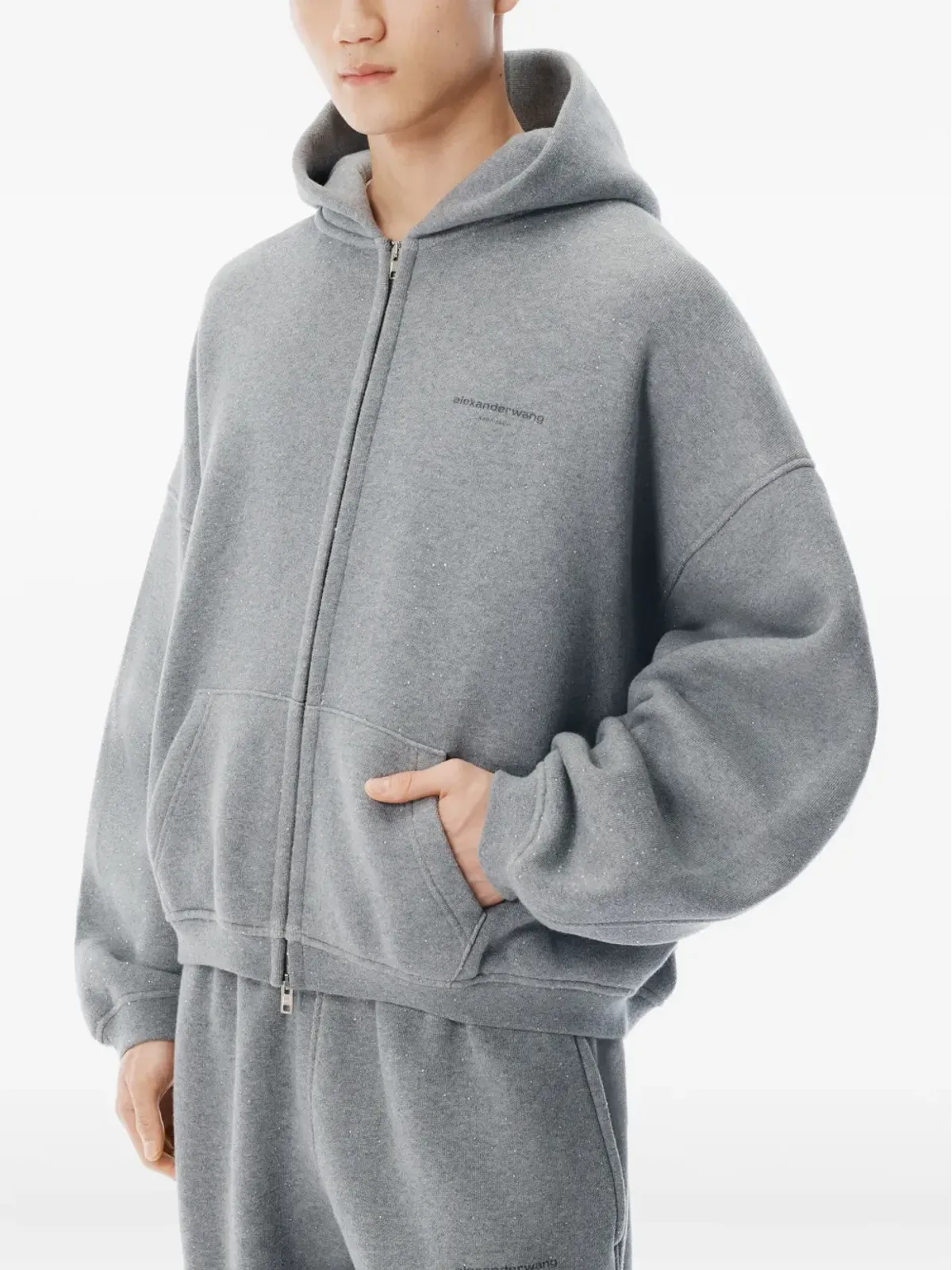 Alexander Wang ジップアップフーディー - 画像5