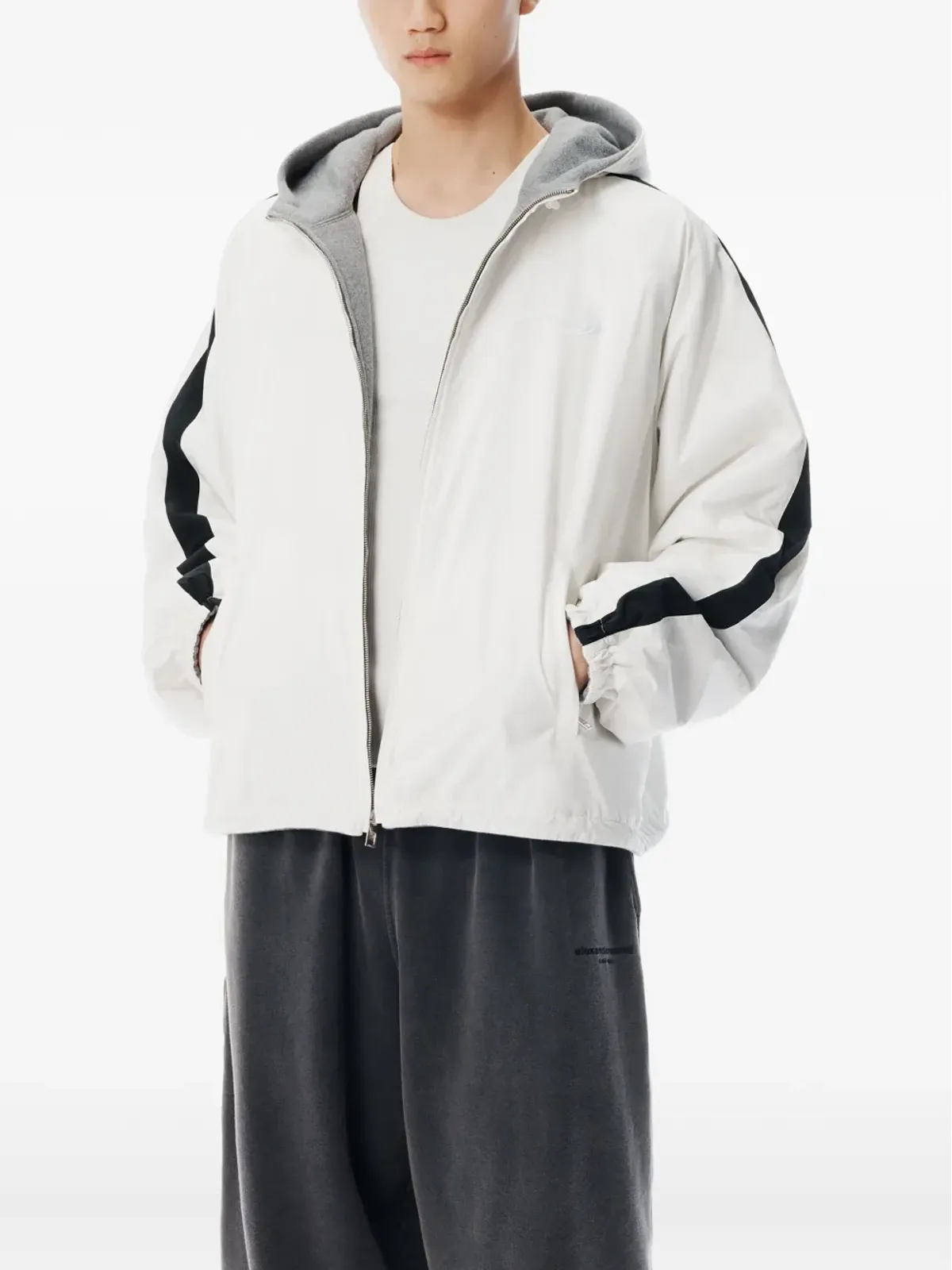 Alexander Wang リバーシブルジップフロントフーディー - 画像5