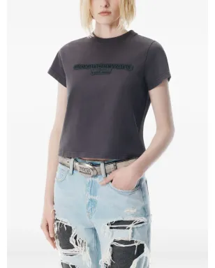 Alexander Wang 刺繍入りTシャツ（ブラック） - サムネイル5