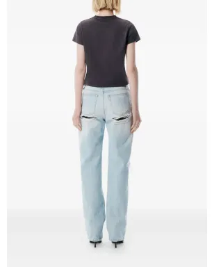 Alexander Wang 刺繍入りTシャツ（ブラック） - サムネイル3