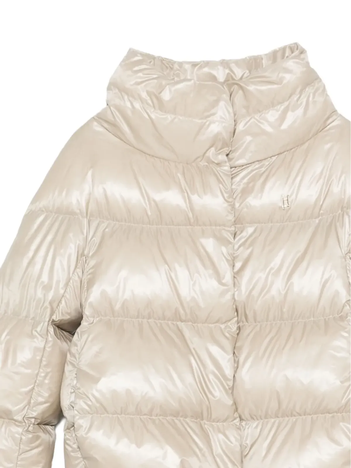 Herno Kids ファネルネック付きパディッドジャケット - 画像3