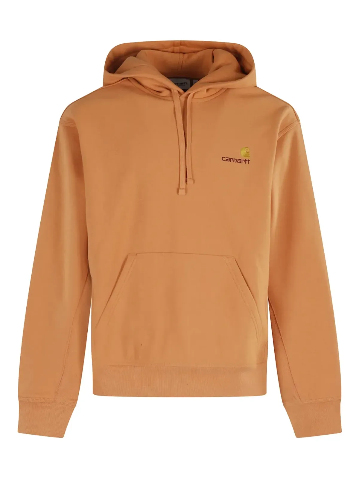 Carhartt WIP コットンフード付きパーカー オレンジ - 画像1