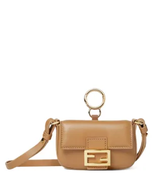 FENDI ナノ バゲット チャーム ショルダーバッグ - ブラウン - サムネイル1