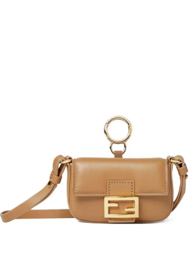 Fendi FENDI ナノ バゲット チャーム ショルダーバッグ - ブラウンの商品画像