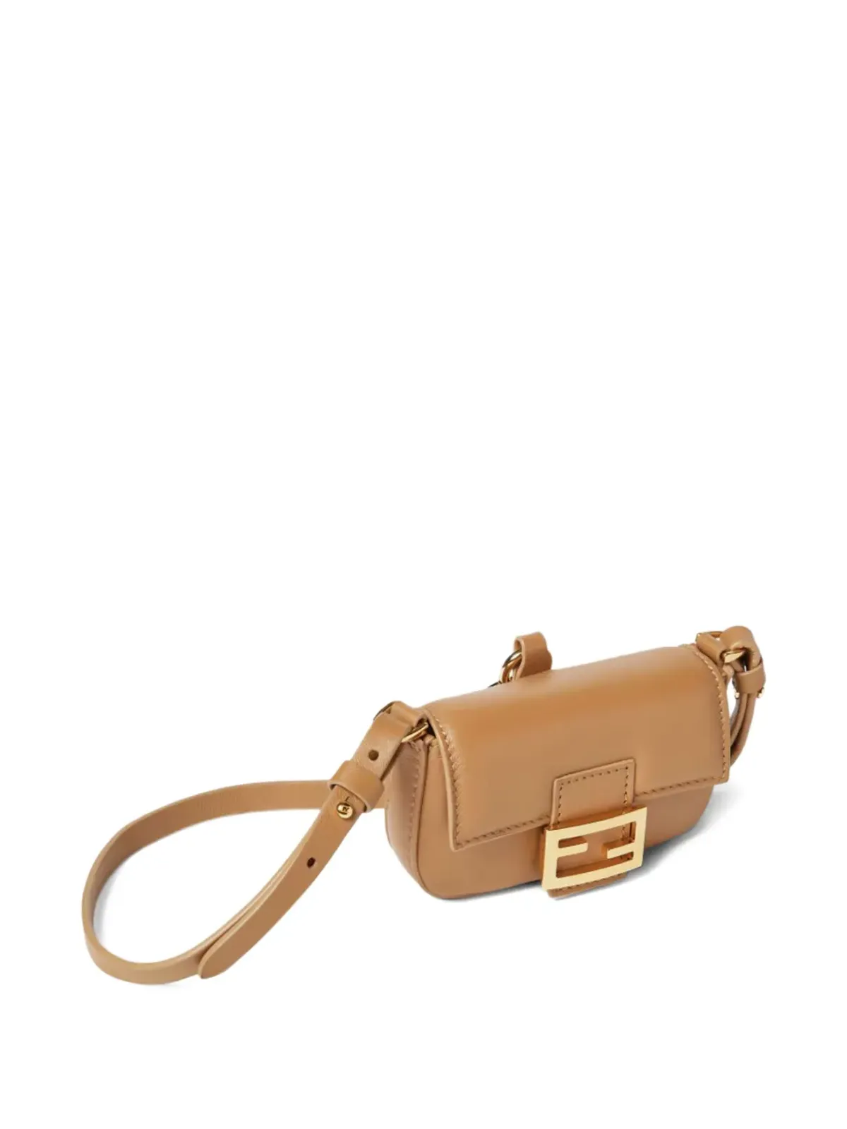 FENDI ナノ バゲット チャーム ショルダーバッグ - ブラウン - 画像3