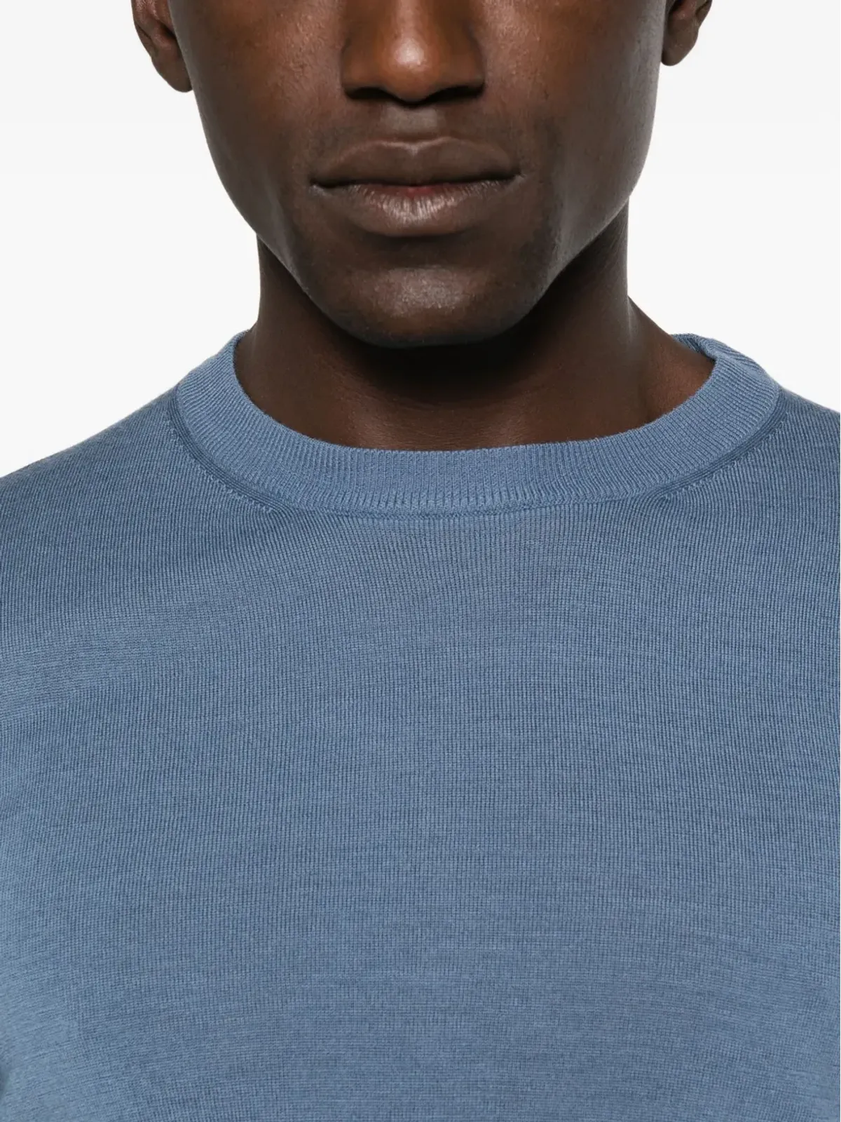 Canali ラウンドネック ウール Tシャツ - 画像5