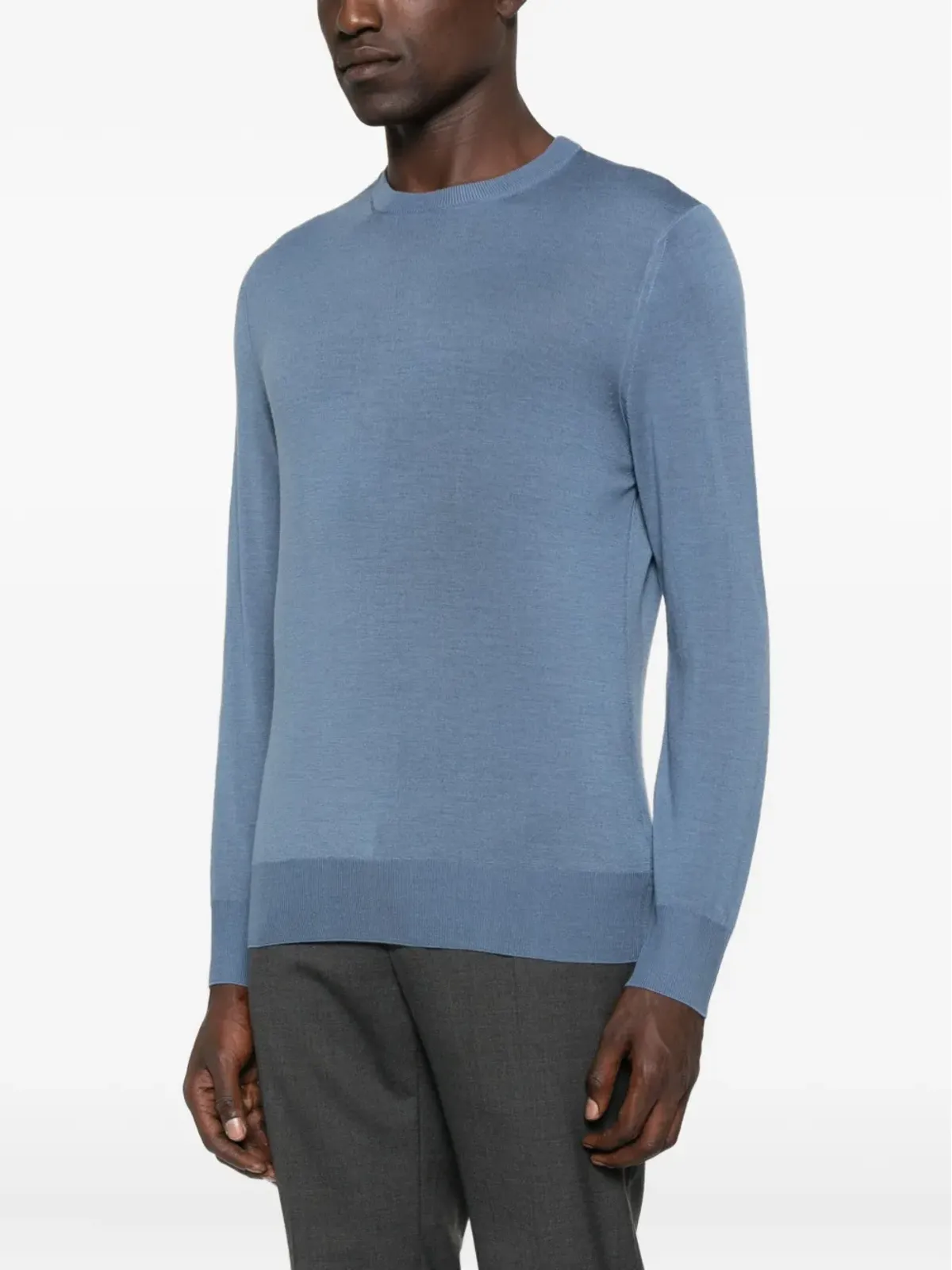 Canali ラウンドネック ウール Tシャツ - 画像3