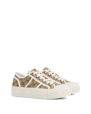 Gucci GGモノグラム レースアップスニーカー - サムネイル2