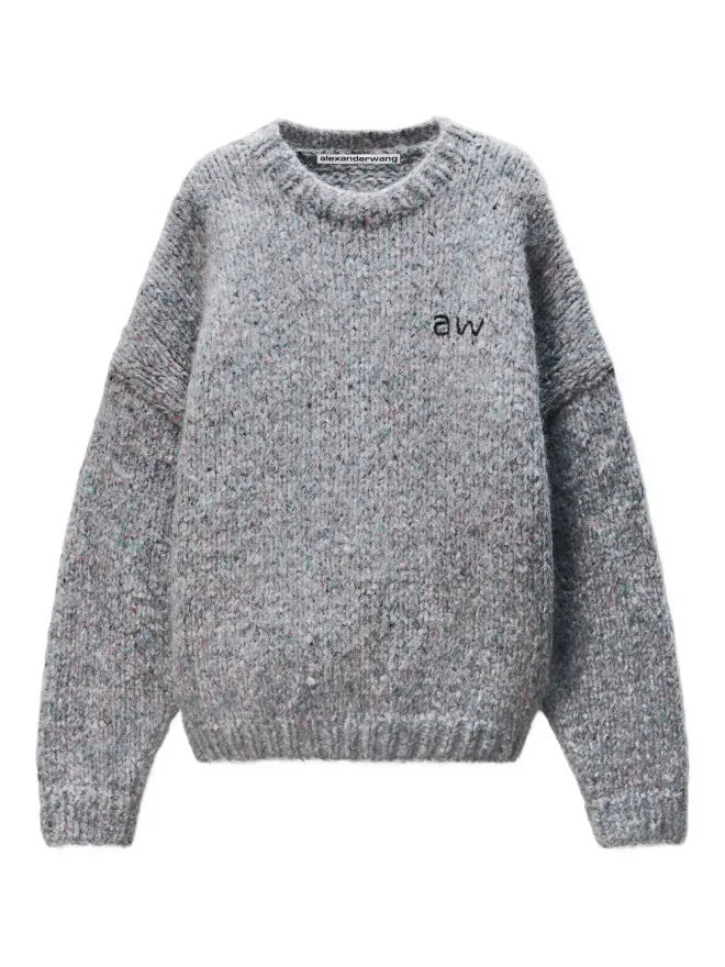 Alexander Wang Alexander Wang 刺繍入りクルーネックセーターの商品画像