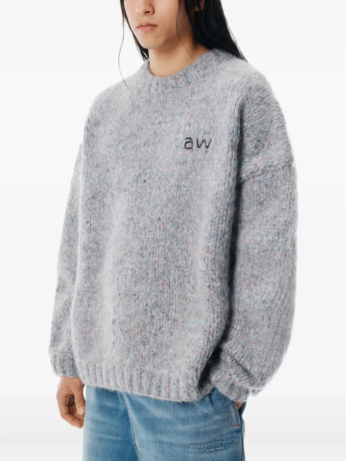 Alexander Wang 刺繍入りクルーネックセーター - 画像5