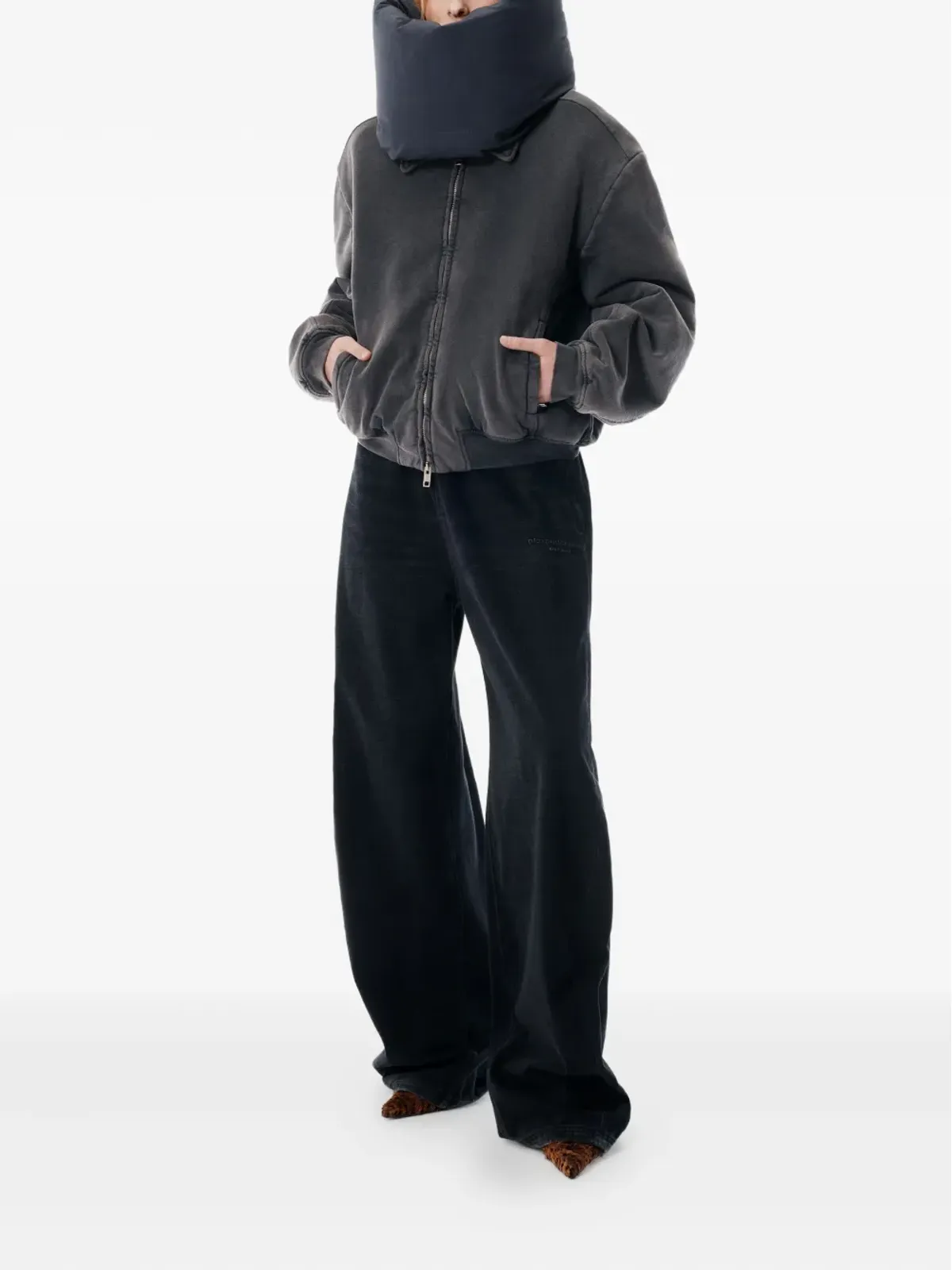 Alexander Wang ウエストゴムのドローコード付きトラックパンツ - 画像2