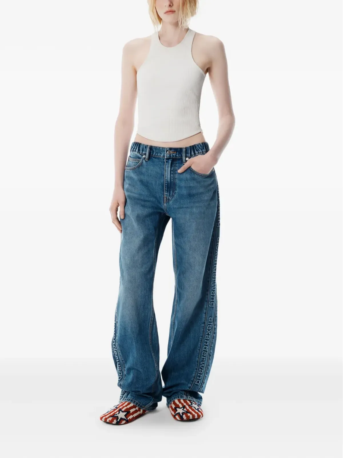 Alexander Wang ロゴディテール バルーンパンツ - 画像2