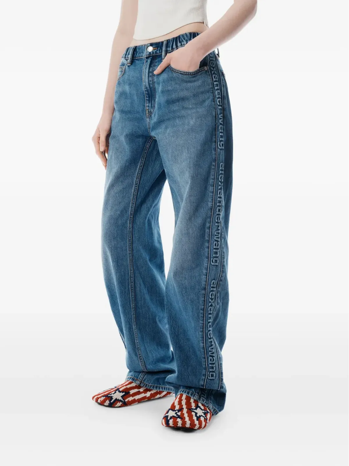 Alexander Wang ロゴディテール バルーンパンツ - 画像4