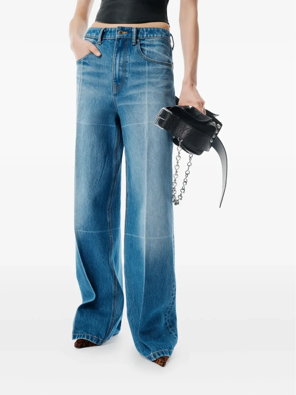 Alexander Wang フェードドストレートジーンズ - 画像4