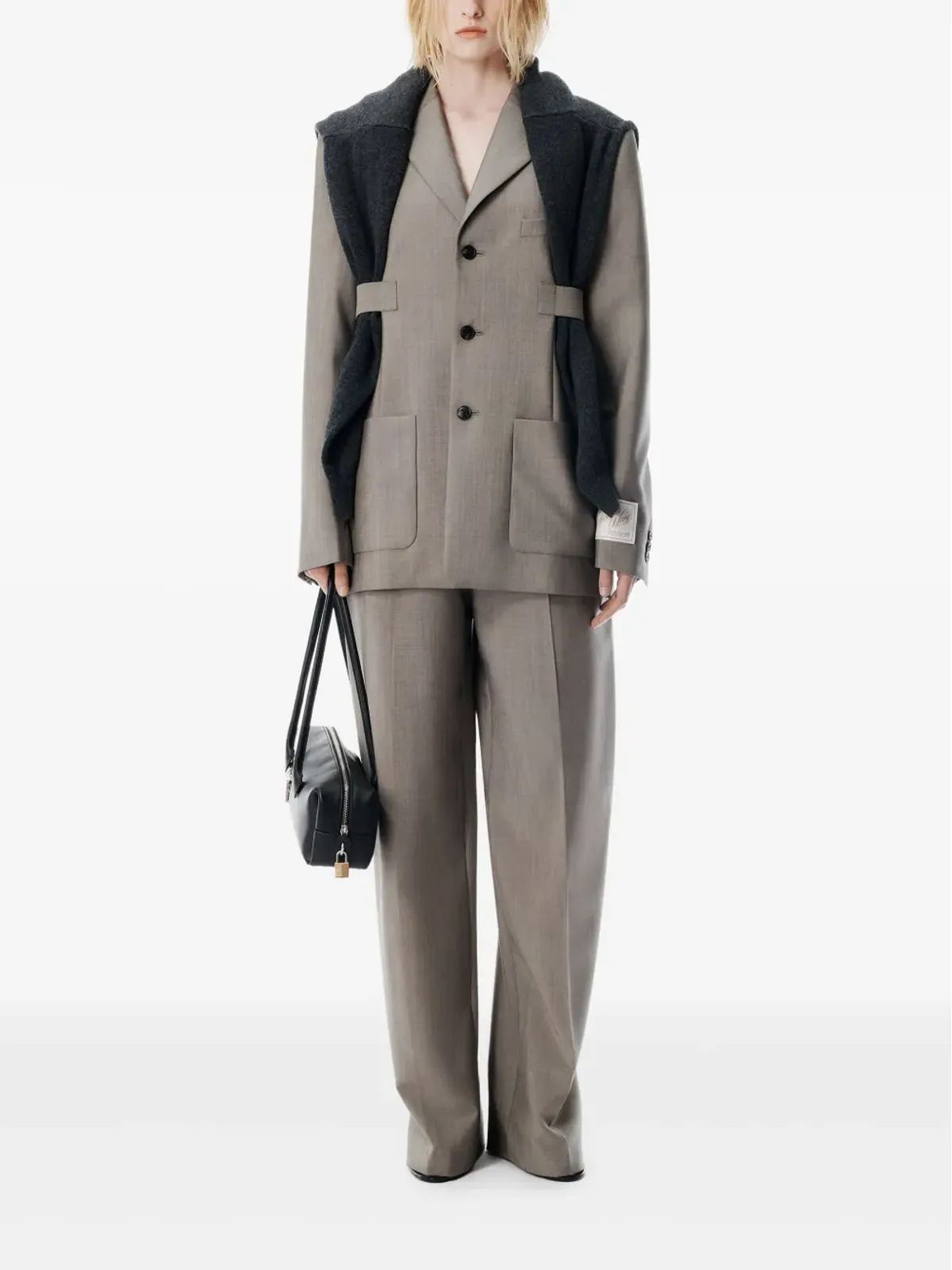 Alexander Wang ミディアム Roux キーチャーム ショルダーバッグ - ブラック - 画像2